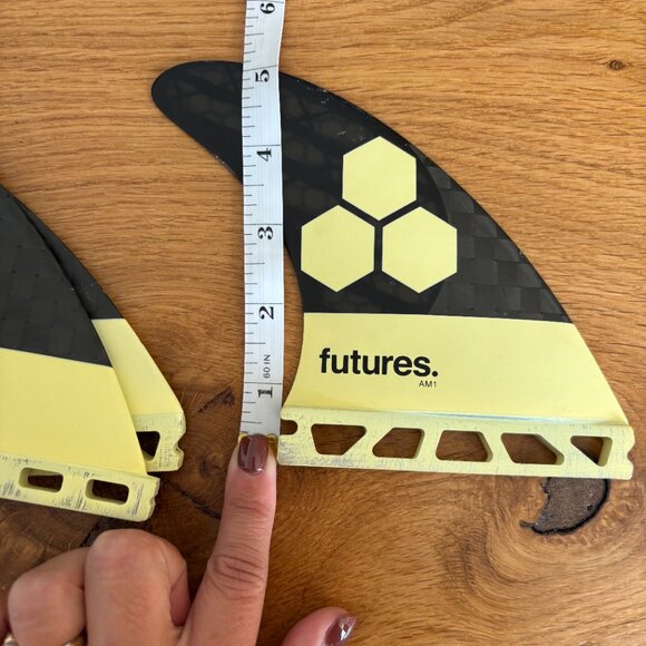 EUC Future Black Stix Thruster Surf Fins - Size M - Picture 7 of 8